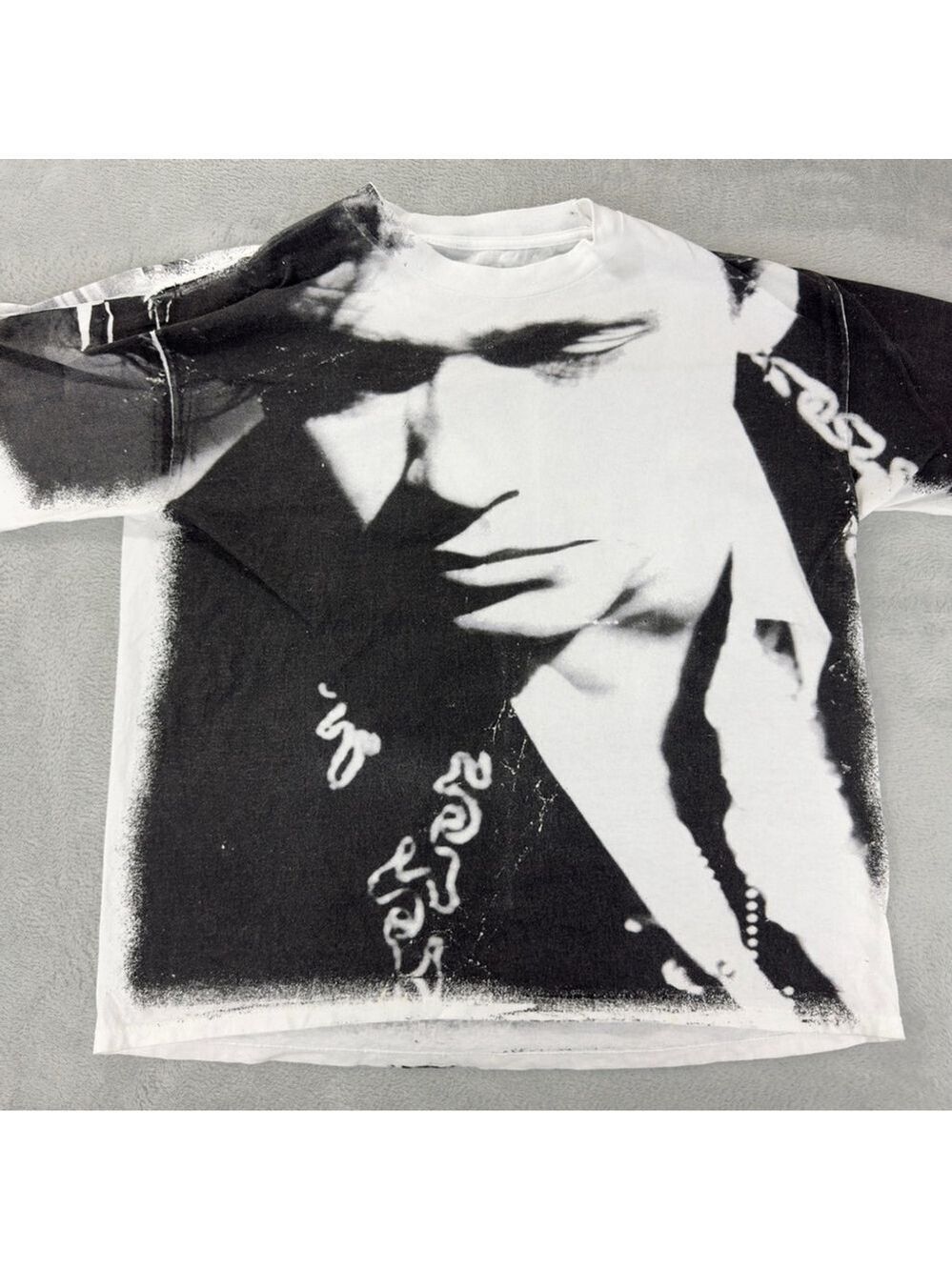 VTG John Cougar Mellencamp Men Sz XL AOP Whenever We Wanted Tour Single Stitch - Picture 6 of 13